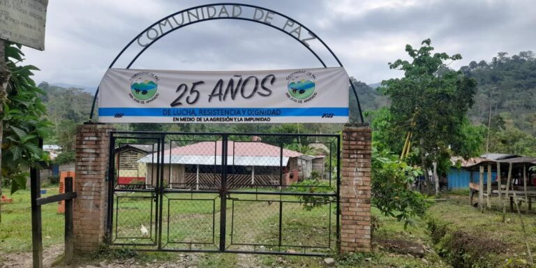 Dos individuos de la Comunidad de Paz San José de Apartadó, en Antioquia, fueron asesinados.