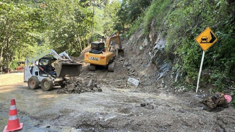 EPM avanza en las obras de la vía al corregimiento El Aro de Ituango