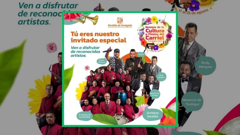 Los conciertos que tiene Envigado para las Fiestas del Carriel