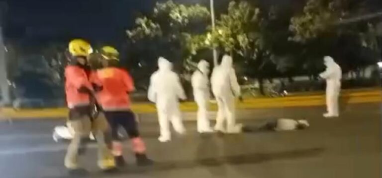 Peatón murió arrollado por una motocicleta en barrio Triste, Medellín