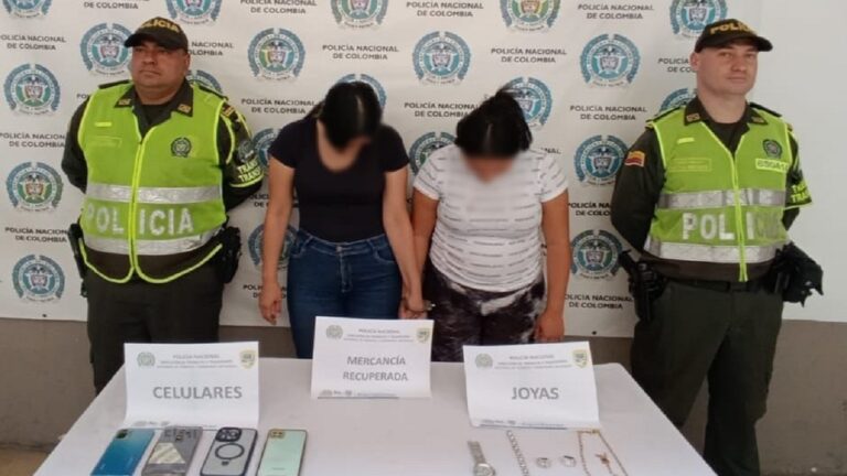 Las sorprendieron con joyas robadas en Santa Fe de Antioquia