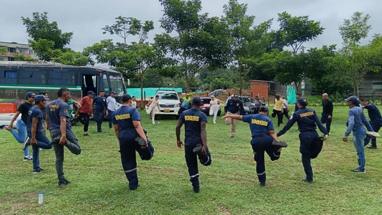 Adelantan capacitaciones a nuevos bomberos en Antioquia