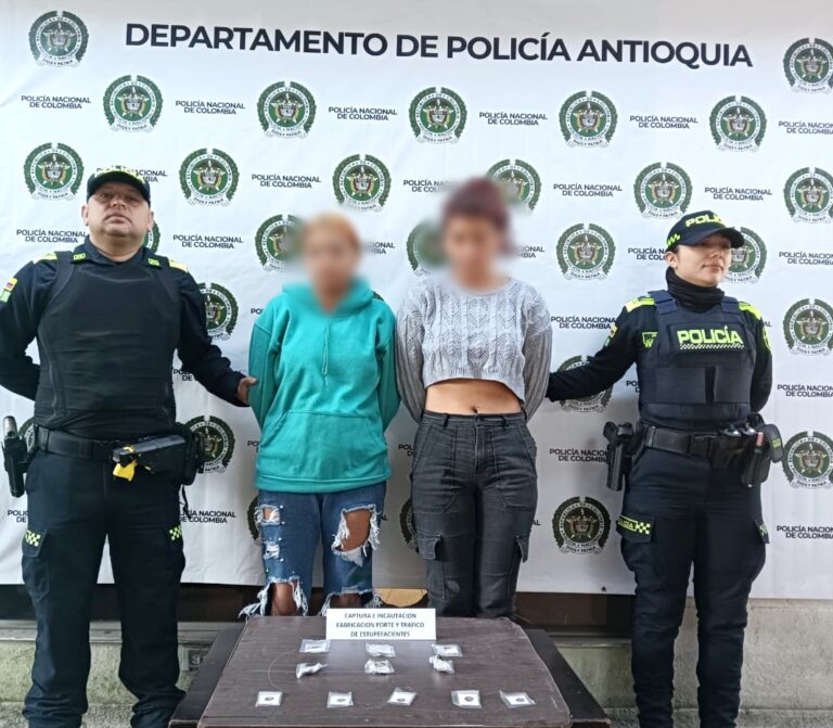 Capturaron a dos mujeres extranjeras con drogas en El Carmen de Viboral