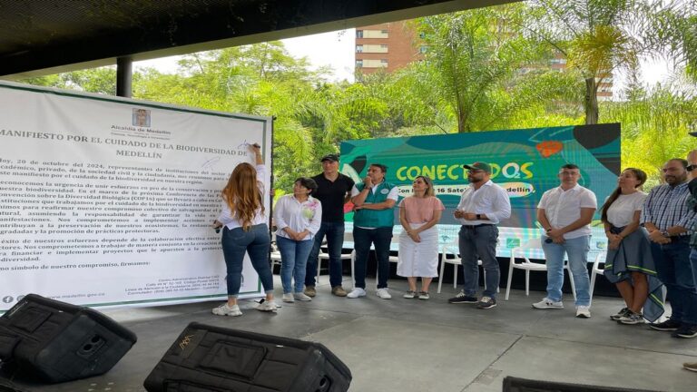 En Medellín firman Manifiesto por el ‘Cuidado de la Biodiversidad’