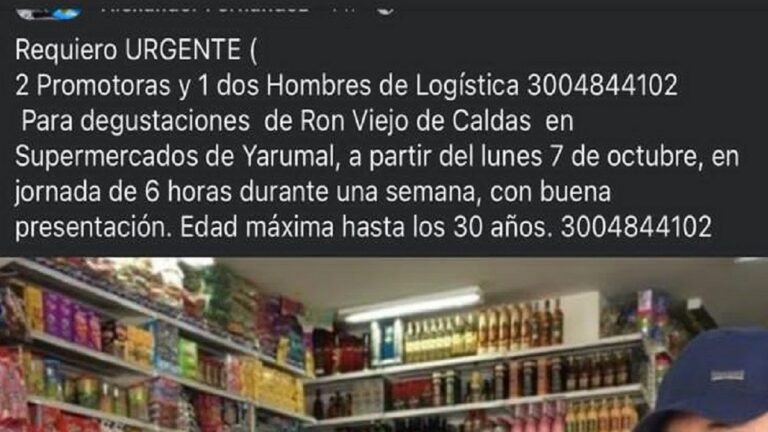 No se deje engañar con falsas promesas laborales en Yarumal