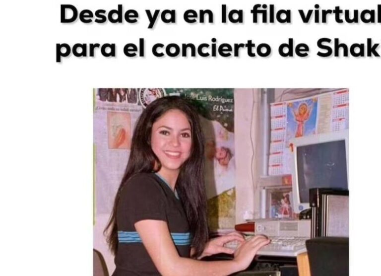 Un caos: Así fue la preventa de la boletería al concierto de Shakira