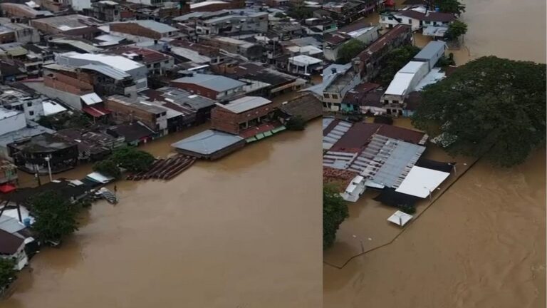 Campamento: A una persona le cayó la casa encima por las lluvias