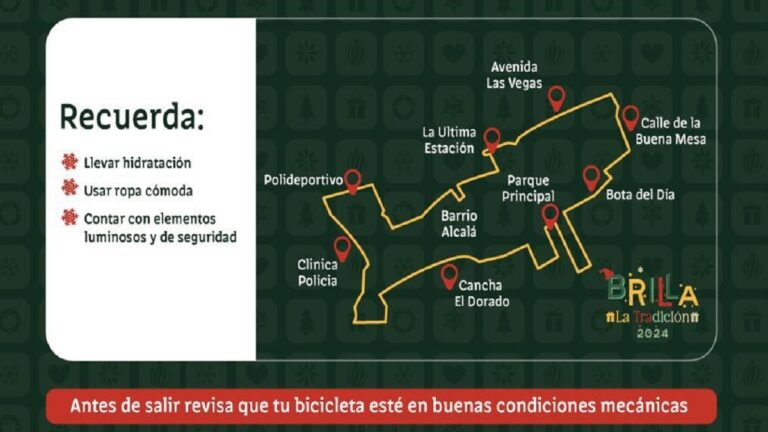 Este miércoles habrá ciclopaseo navideño en Envigado, Antioquia