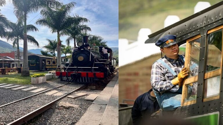 Noticias Antioquia: La locomotora #8 volvió a rodar por las vías férreas