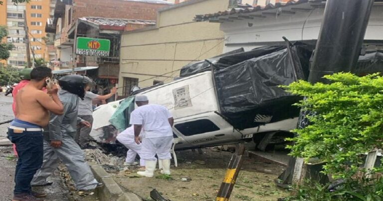 Noticias Medellín: Accidente en Medellín dejó 4 personas heridas